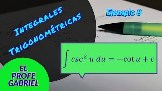 Integral de Funciones Trigonométricas Ejemplo 8 [upl. by Syl]