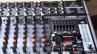 Behringer XENYX X 1222USB [upl. by Vasti]