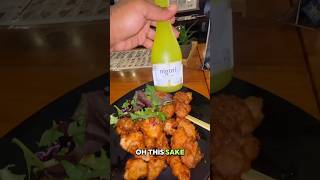 This Nigori Sake tasted amazing 🔥🔥🤯 first time ever having Sake  shorts food mukbang [upl. by Afton]