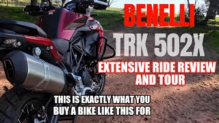 BENELLI TRK502X Long Term Test Australia [upl. by Lirrad]