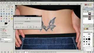 How To Remove Tattoos  GIMP 28 Tutorial [upl. by Evonne581]