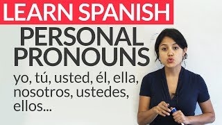 Personal Pronouns in Spanish [upl. by Erlinna227]