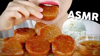 ASMR Fried Honey Cookies with IceCream Eating Sounds  이모티콘 약과 먹방  Yakgwa  MINEE EATS [upl. by Aser]