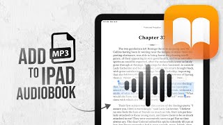 How to Add Mp3 File to iPad Audiobook tutorial [upl. by Anilecram324]