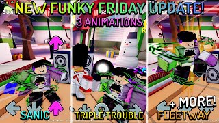 New Funky Friday Update  Animation Showcase Sanic Fleetway amp Triple Trouble Animation [upl. by Redneval]