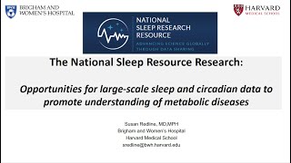 dkNET Webinar The National Sleep Research Resource NSRR 10272023 [upl. by Naneek450]