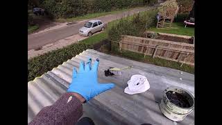 Waterproofing a Roof Bitumen [upl. by Nwatna]