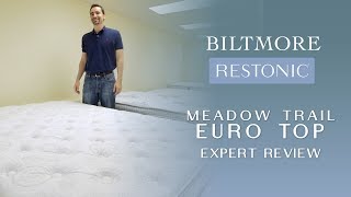 Restonic Biltmore Meadow Trail Euro Top Mattress Expert Review [upl. by Annaul]