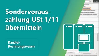 Sondervorauszahlung USt 111 über das DATEVRechenzentrum übermitteln [upl. by Janine]