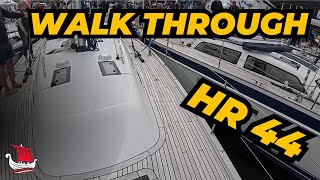 HallbergRassy 44  HR 44  Unopinionated walk around  ASMR  SV Skidbladnir [upl. by Anitsrhc8]