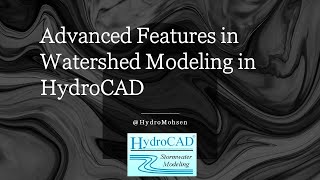 HydroCAD Tutorial02 Advanced Features in Watershed Modeling [upl. by Sharman]