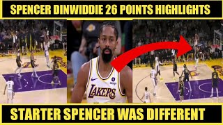 STARTER Spencer was DIFFERENT  Dinwiddie Highlights Vs Pacers [upl. by Brindle]