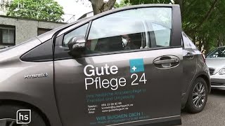 Unterwegs mit dem ambulanten Pflegedienst  hessenschau [upl. by Namurt]