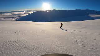 Backcountry skiing Norway Blefjell [upl. by Wilfrid935]