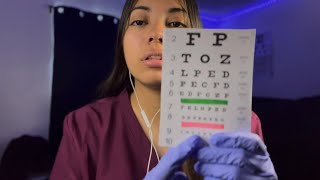 asmr eye exam roleplay 👁️👩‍⚕️ [upl. by Ilona722]