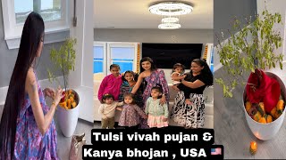 Happy Thanksgiving in USA  Ekadashi Kanya bhojan [upl. by Amrita]