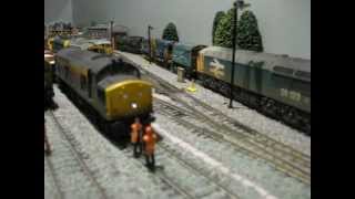 Model Railway Engineering Trains at Shirebrook TMD [upl. by Ulla]