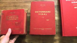 Dictionnaire des médicaments vidal évolution sur 80 ans [upl. by Dlorad902]