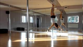 pole routine  birdy skinny lovewmv [upl. by Ecilahc]