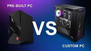 Prebuilt vs Custom PC  Which is BETTER [upl. by Ticon]