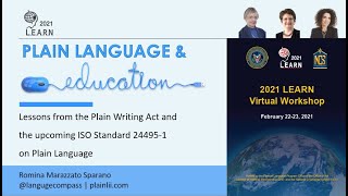 Plain Language and Education with Annetta Cheek and Katherine Spivey [upl. by Egedan]