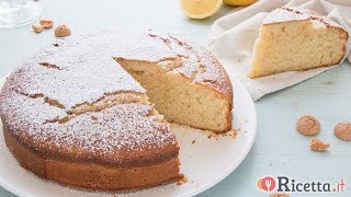 Torta al limone e yogurt morbida  Ricettait [upl. by Doralia]