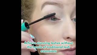 Liquid Lash Extensions  Thrive Cosmetics Waterproof Fiber Lash Mascara [upl. by Reinaldos166]