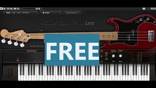 Free Bass Guitar VST  Ample Bass P Lite II [upl. by Amrac]