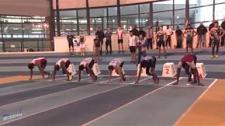 60m – Groupe B – Finale 3 – TCM – 9ème Meeting des Hauts de Seine 07012018 – Eaubonne [upl. by Atinuhs]