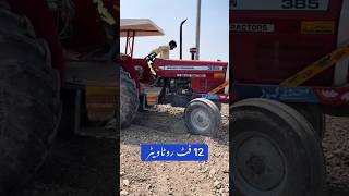 12 futa rutawater live performance  Massey 385 tractor with rutawater  tractor video  tractor [upl. by Darach33]