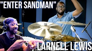 Professional Drummer Reacts to Larnell Lewis Hears quotEnter Sandmanquot For The First Time [upl. by Airamanna]