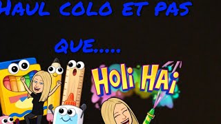 haul achats coloriage et pas que novembre 2021 [upl. by Esylla528]