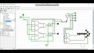 순서논리회로 설계 후 방향지시등에 적용하기 LogiSim [upl. by Mehsah]