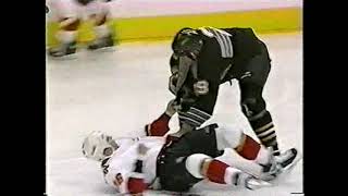 Krzysztof Oliwa vs Craig Berube  Jan 17 2002 [upl. by Sterrett617]