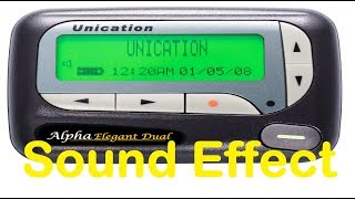 Pager Sound Effects All Sounds [upl. by Soluk325]