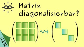 Matrix diagonalisierbar [upl. by Urbas147]