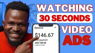 Earn 1 Every 30 Seconds Watching Video Ads Online  Make Money Online [upl. by Osborn555]