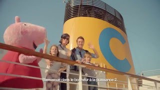 Peppa Pig Français  Publicité Costa Croisières [upl. by Kciredohr]