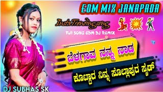 Belagavi Nanna Nada  Edm Mix Janapada song  Insta Trending janapada song  DJ Bhimu Yakkundi [upl. by Noryk]