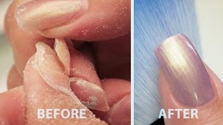 Repairing A Lifted Acrylic Nail  Step By Step Tutorial [upl. by Ruhl]