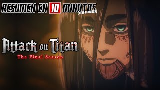 🔷 Shingeki No Kyojin  FINAL  Resumen en 10 Minutos más o menos [upl. by Darryn]