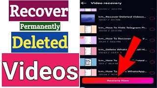 How To Recover Permanently Deleted Videos From Android Phone Without Root [upl. by Assirralc]