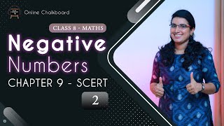 Class 8  MATHS  Chapter 9  Negative Numbers  Part 2  SCERT  Online Chalkboard [upl. by Richers602]