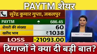 🔴PAYTM Share letest news  Paytm share anelysis today  Paytm share Target tomorrow [upl. by Llekram]