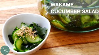 How to make Wakame Seaweed Cucumber Salad Recipe [upl. by Notxarb]