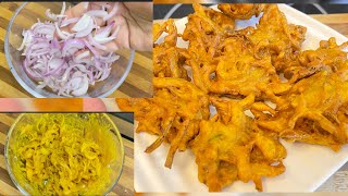 Kanda Bhajiya Recipe  Bhajiya Recipe  Piyaz Ke Bhajiye  Cookwithshab [upl. by Anerol]