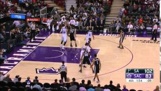 Boban Marjanovic Dunk Over Quincy Acy amp Willie Cauley Stein [upl. by Kanya478]