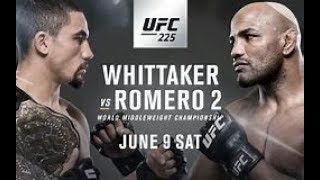 UFC 225  Robert Whittaker VS Yoel Romero 2  FULL FIGHT HD [upl. by Cirenoj]