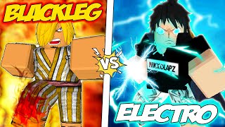 Blackleg Vs Electro Which Fighting Style Is Better Haze Piece  Roblox [upl. by Neenaj348]