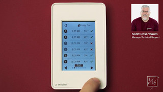 Scheduling Events on the nSpiration Series Floor Heating Thermostat [upl. by Adnolehs9]